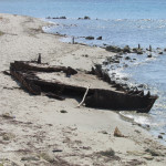 A closer view of the W Beach wreck